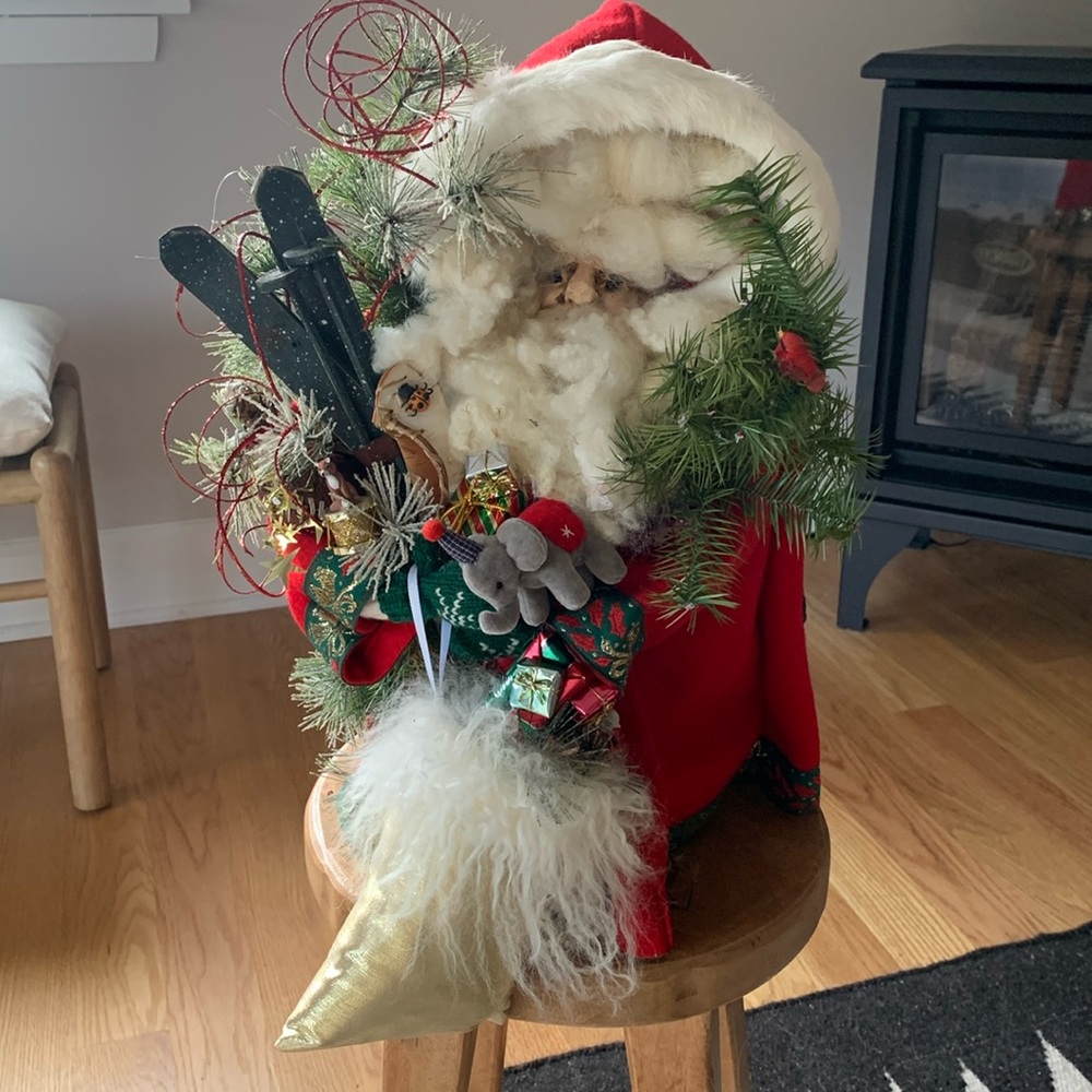 Santa Decor. Father Christmas. Hand crafted. Vintage (2000)
